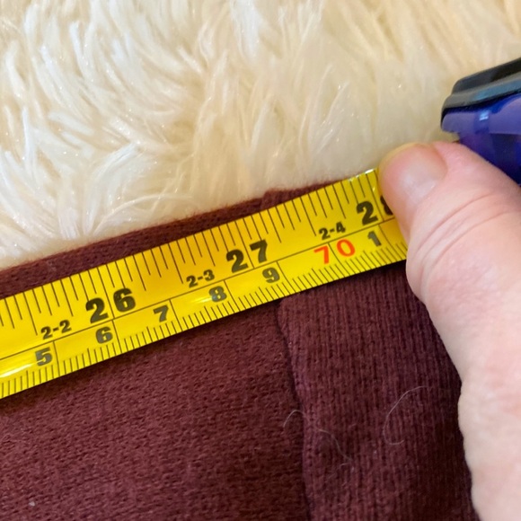 EDDIE BAUER MEN’S COTTON CASHMERE XXL MEN’S BURGUNDY V NECK SWEATER XXL … - Picture 9 of 11